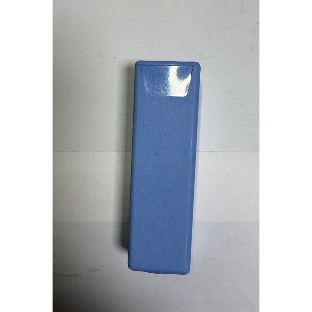 Vintage Blue Tupperware Holder #1506 Pills, Gum, Toothpicks, Lipstick